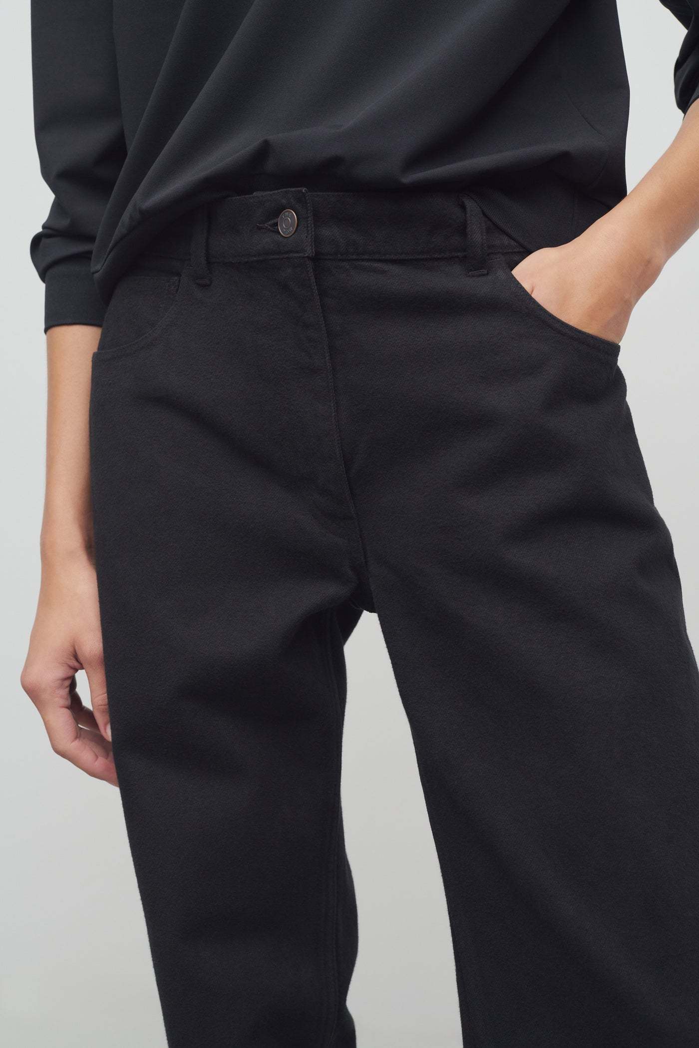 THE ROW COTTON STRAIGHT JEANS