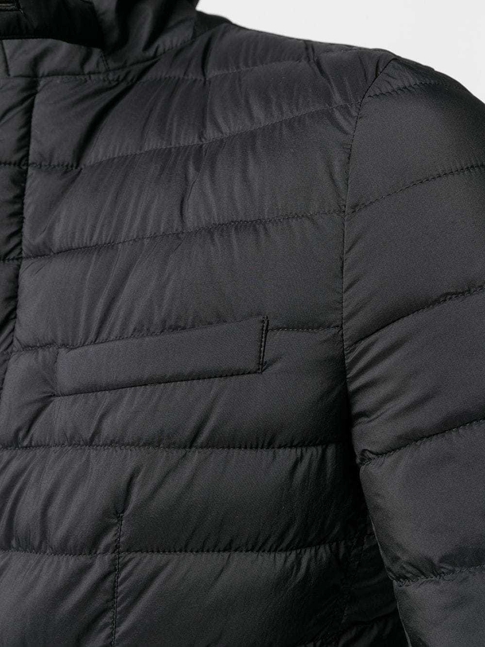 Herno Padded Button-up Jacket In Black