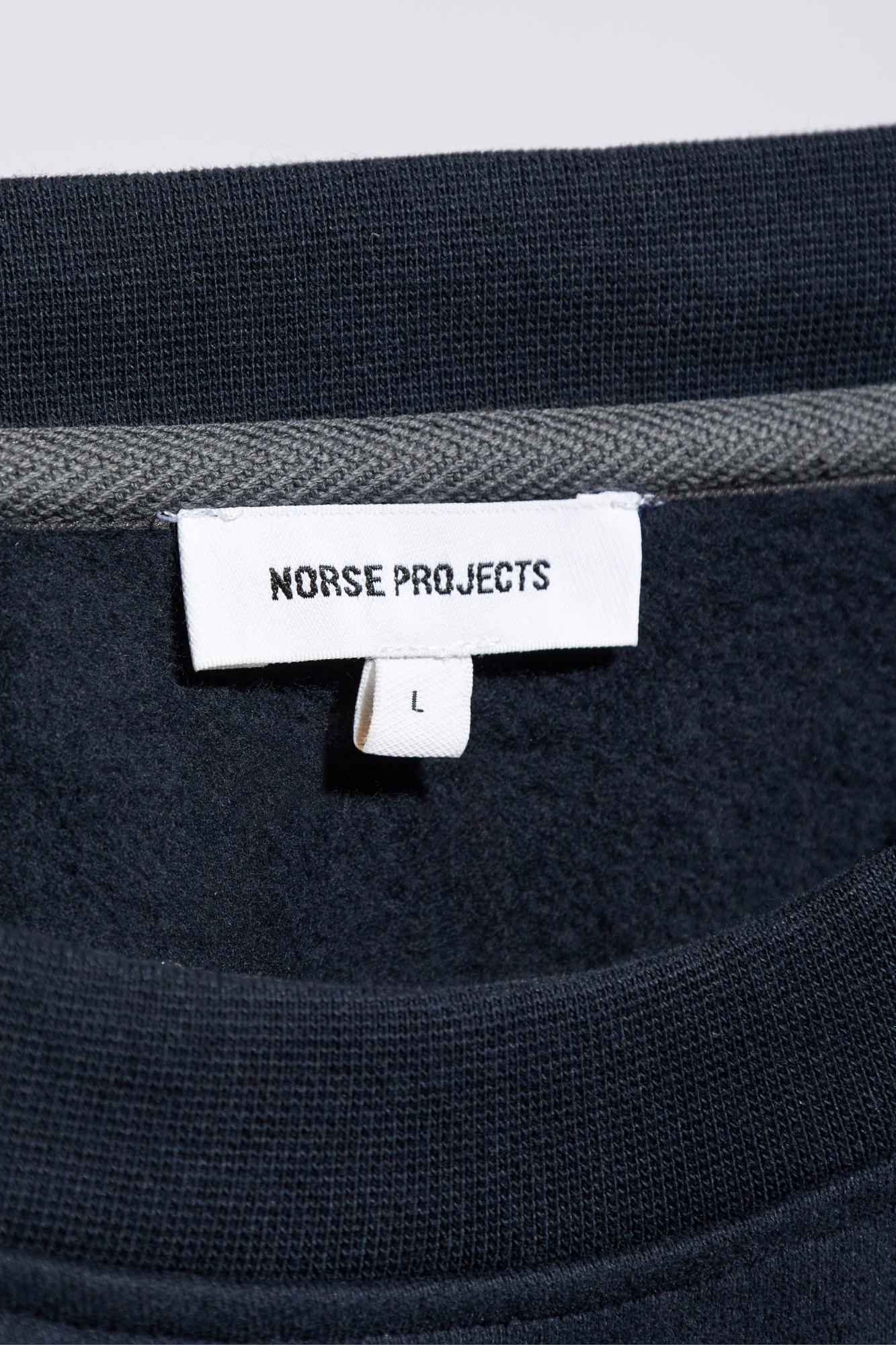 Norse Projects Crew-neck Cotton Sweatshirt In Blue