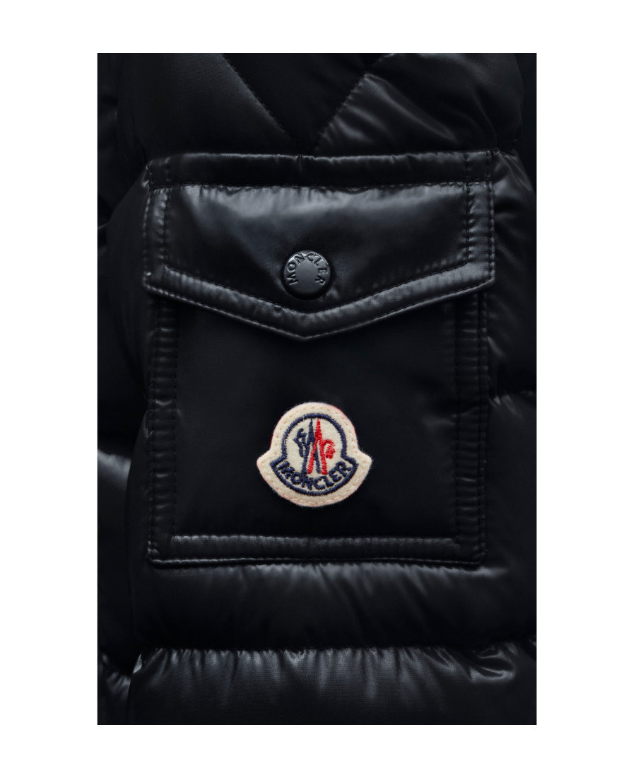 Moncler Enfant Maya Down Jacket In Blue