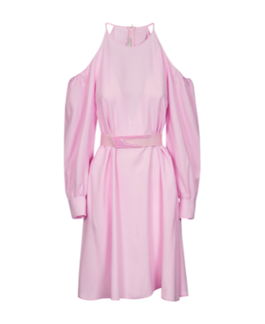 Stella Mccartney Multicolor Viscose Casual Dress In Pink