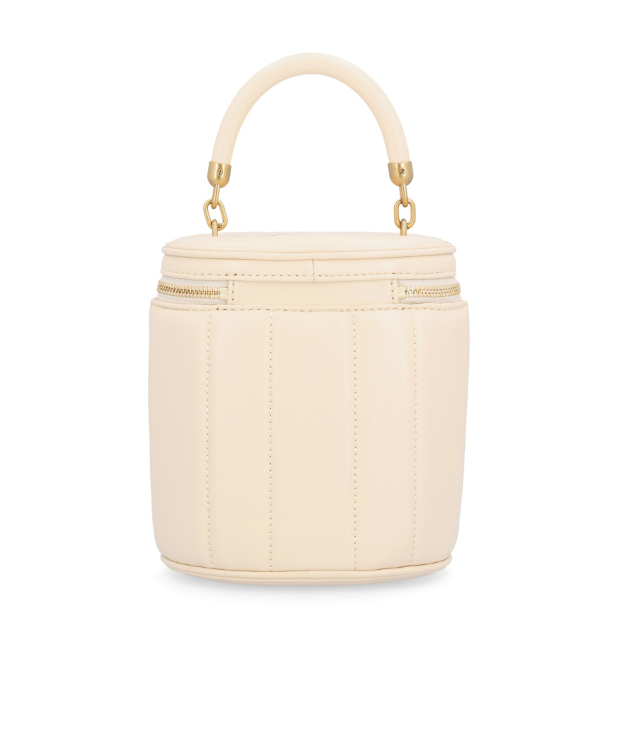 TORY BURCH LOGO-PLAQUE LEATHER TOTE BAG