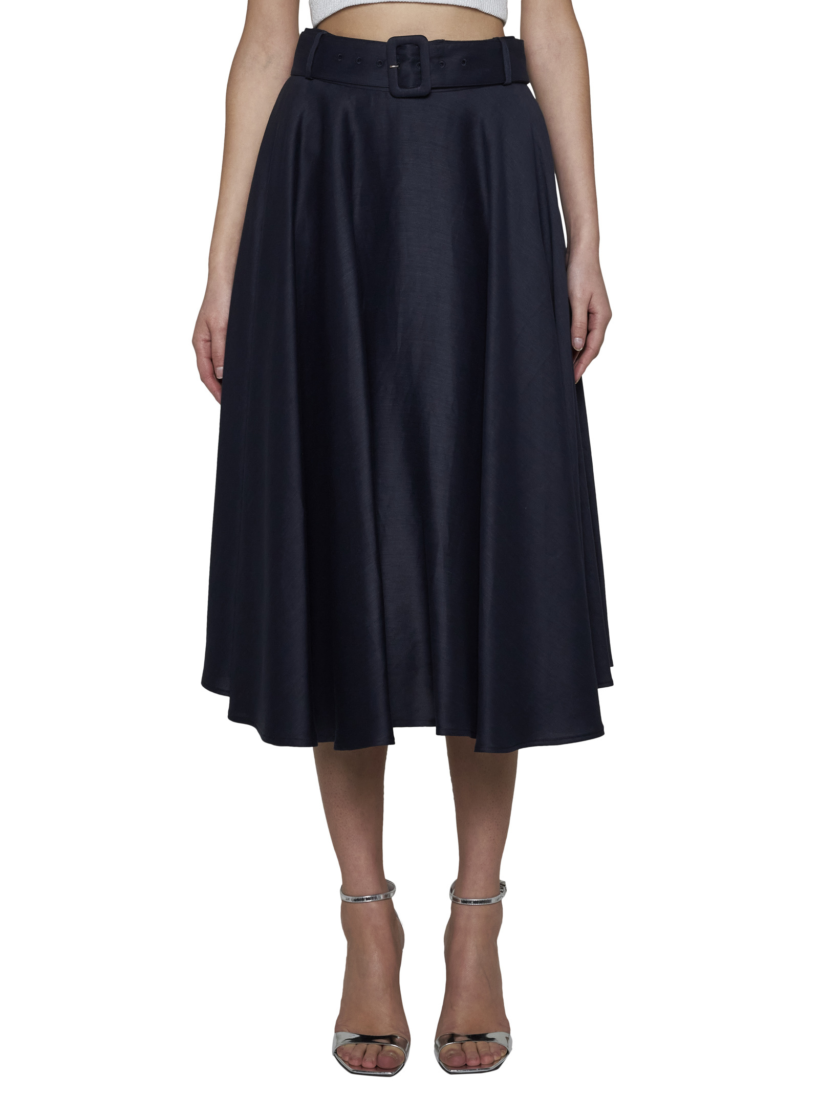 Lardini Belt Loop Belt Skirt