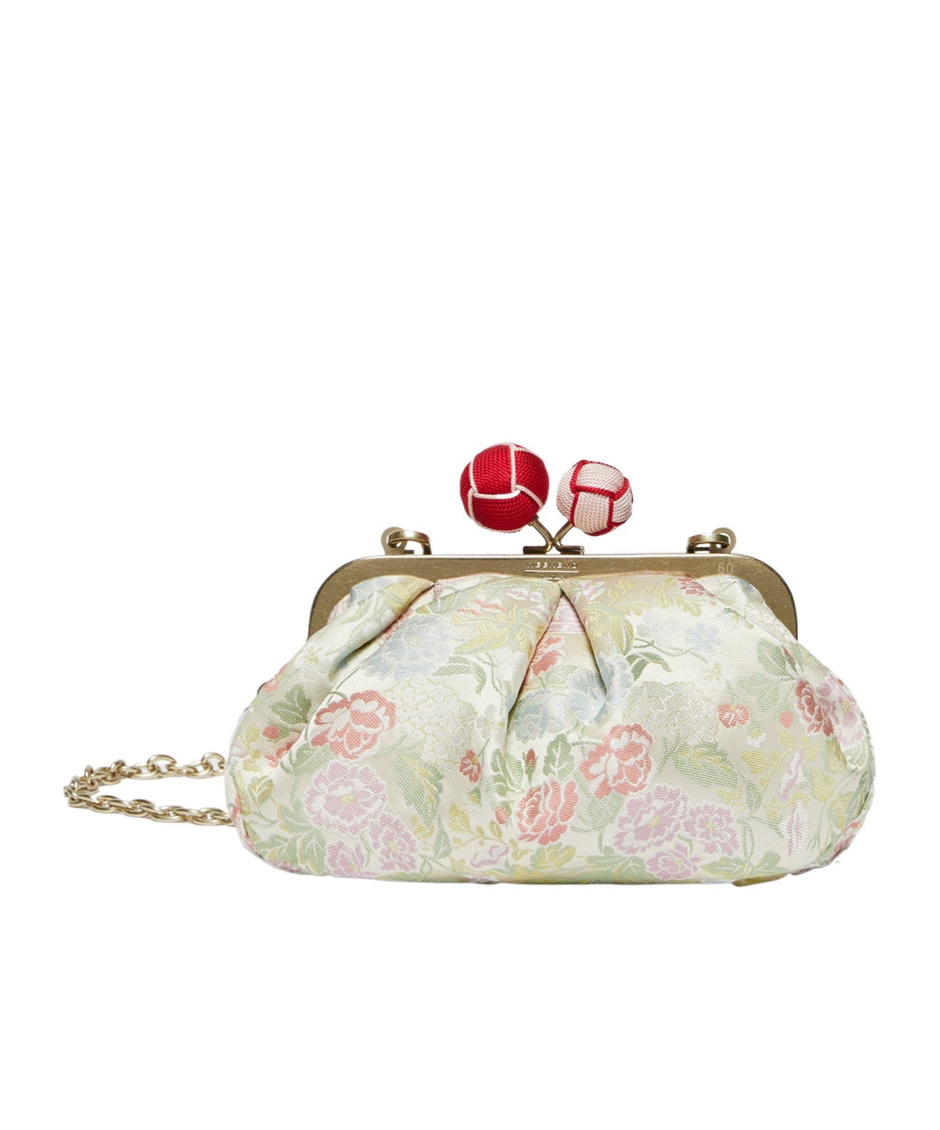 Weekend Max Mara Jacquard Silk Shoulder Bag In Nude