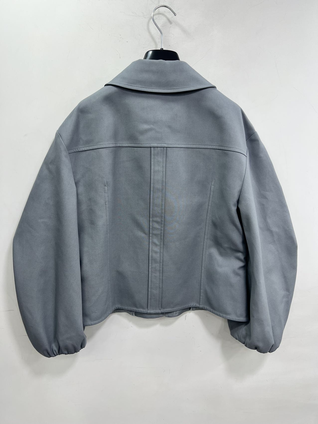 Jil Sander Logo Casual Jacket In Gray