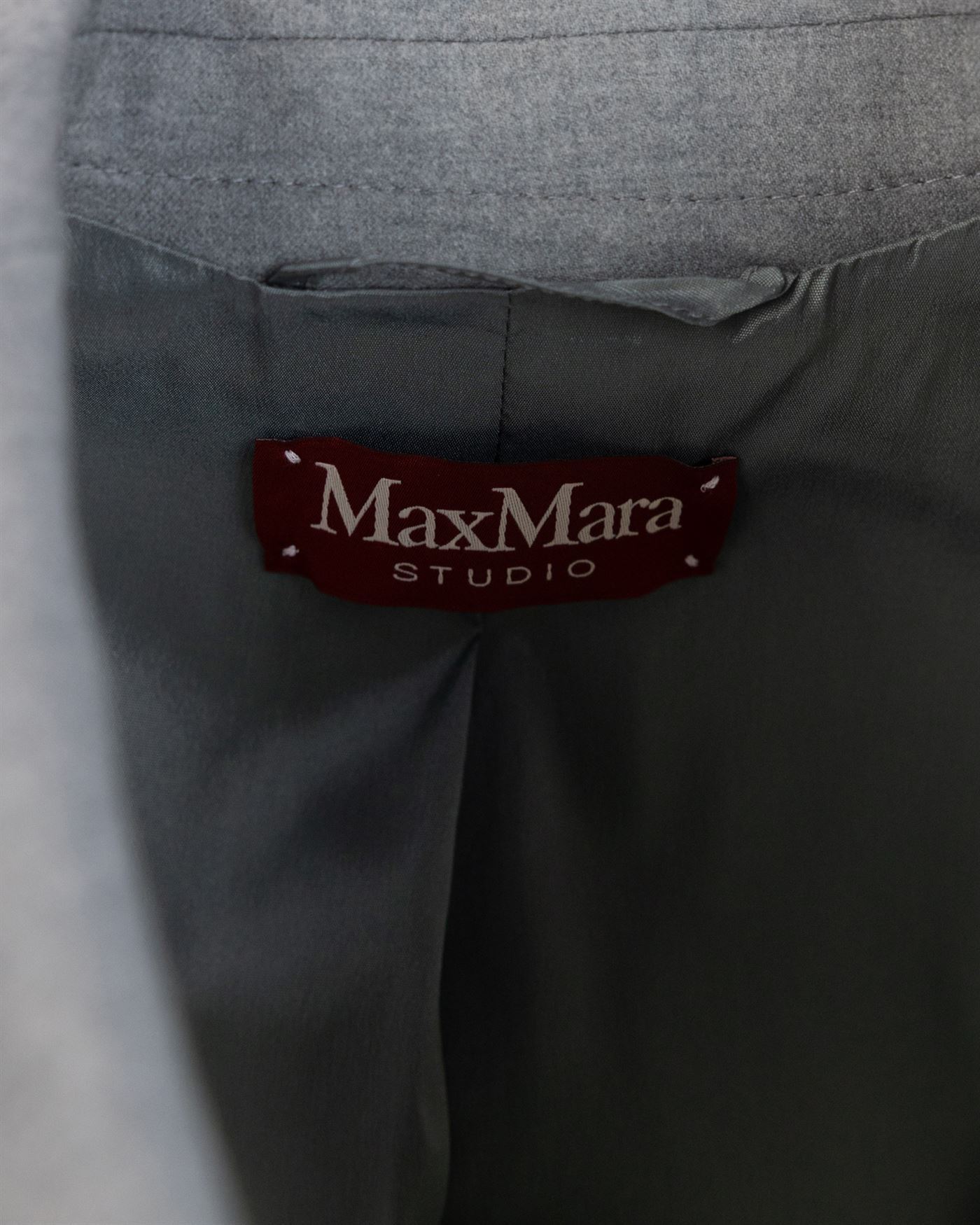 Max Mara Studio Jacket In Gray