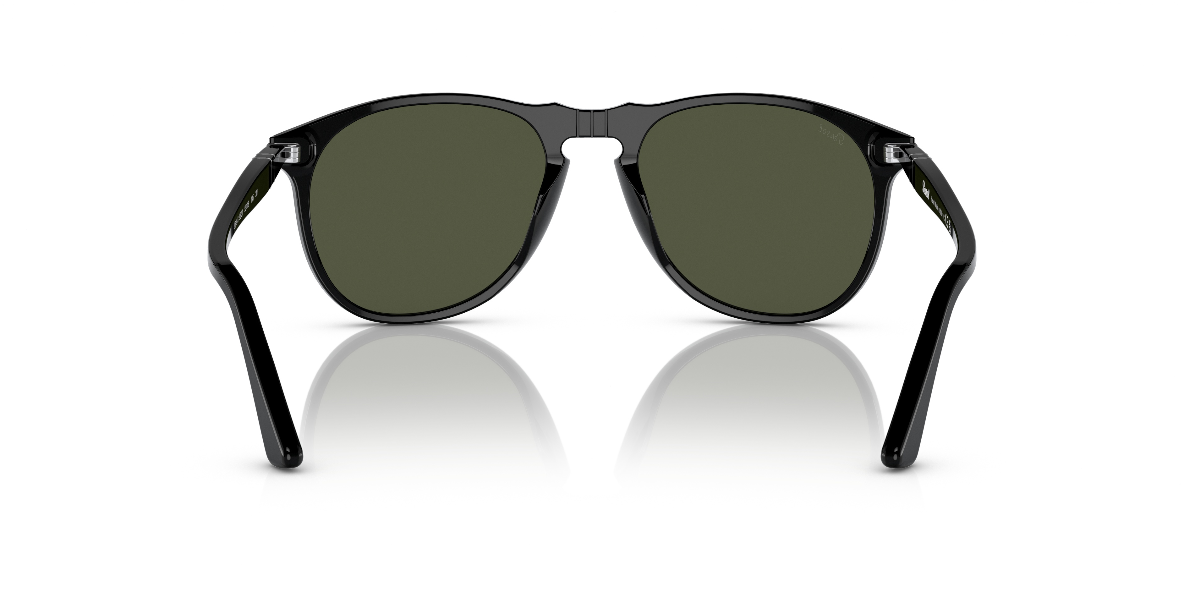 Persol Round Frame Sunglasses In Green