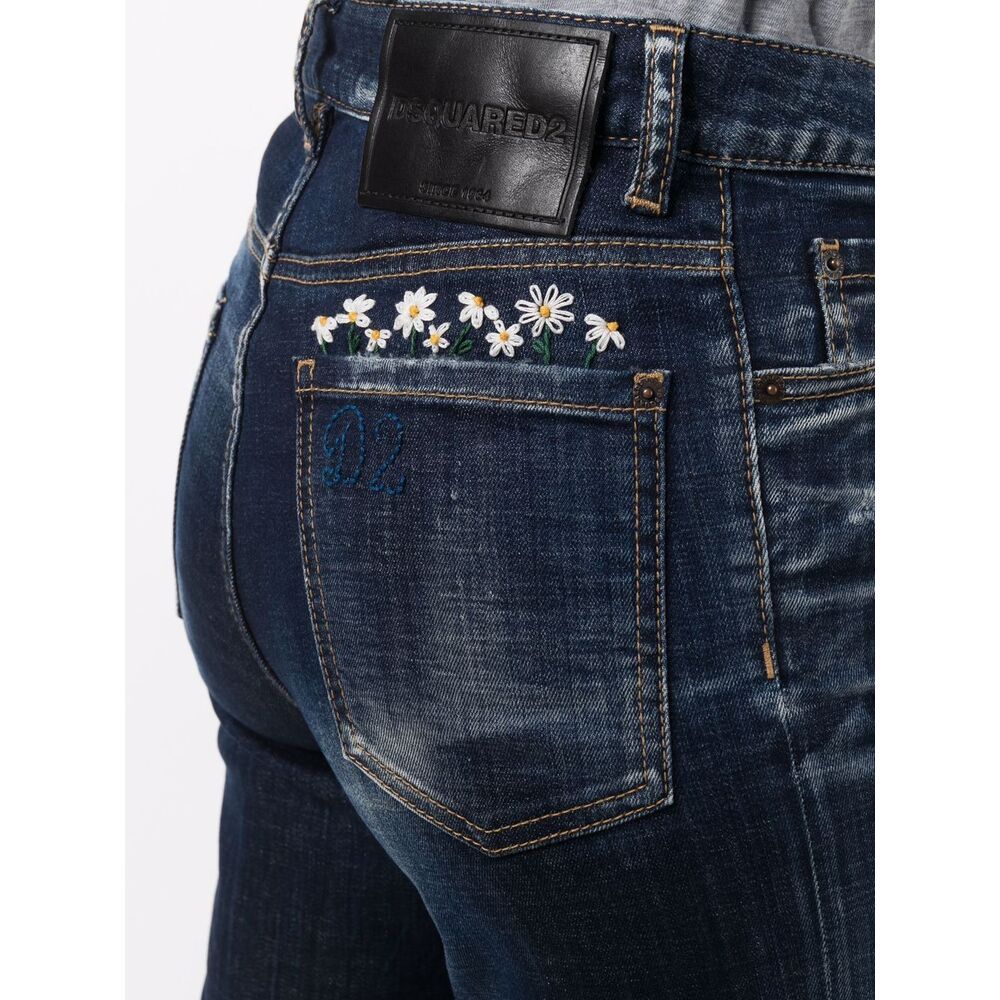 Shop Dsquared2 Straight-leg Jeans In Blue