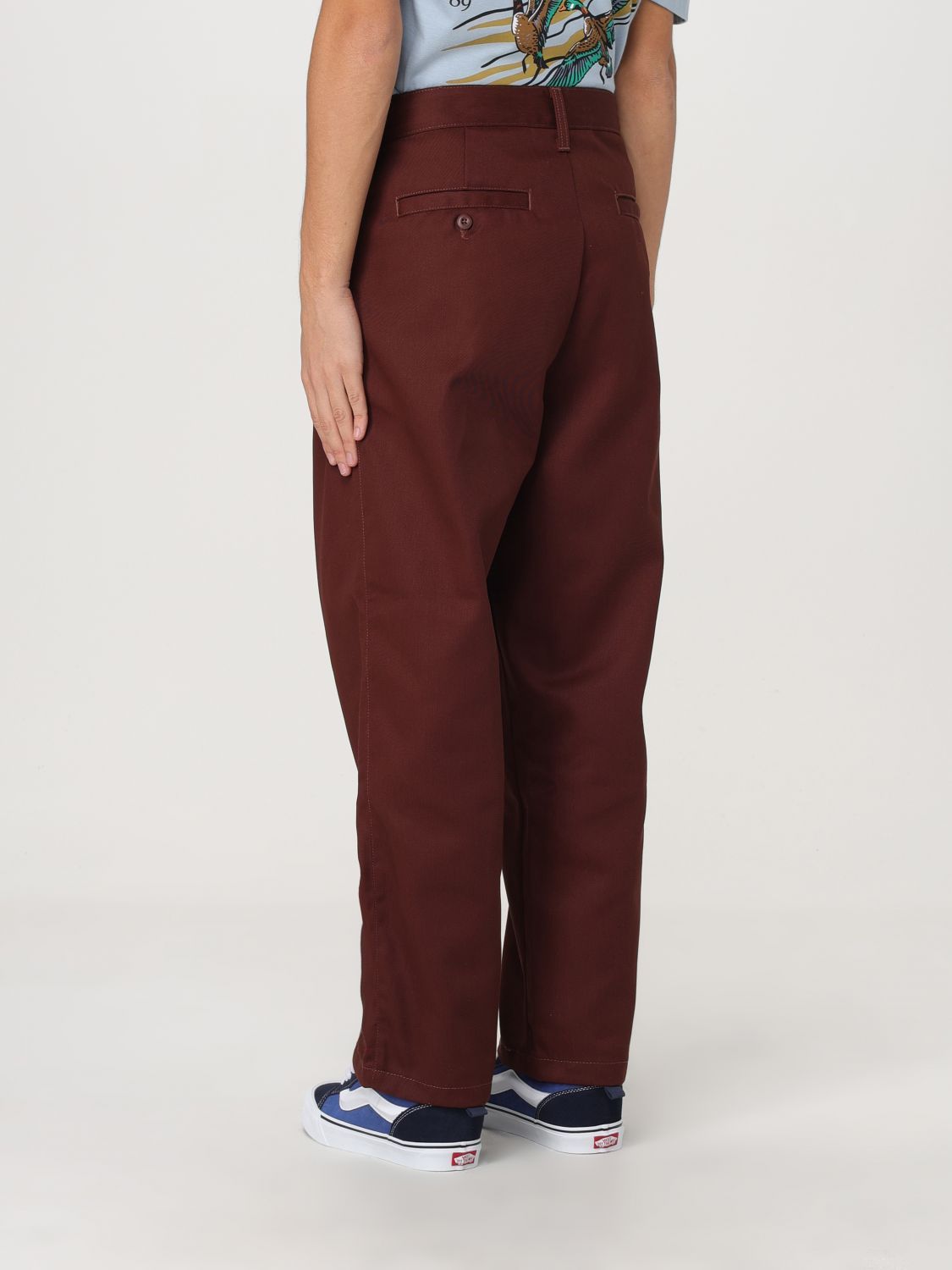 Carhartt Wip Module Tapered Leg Trousers In Brown