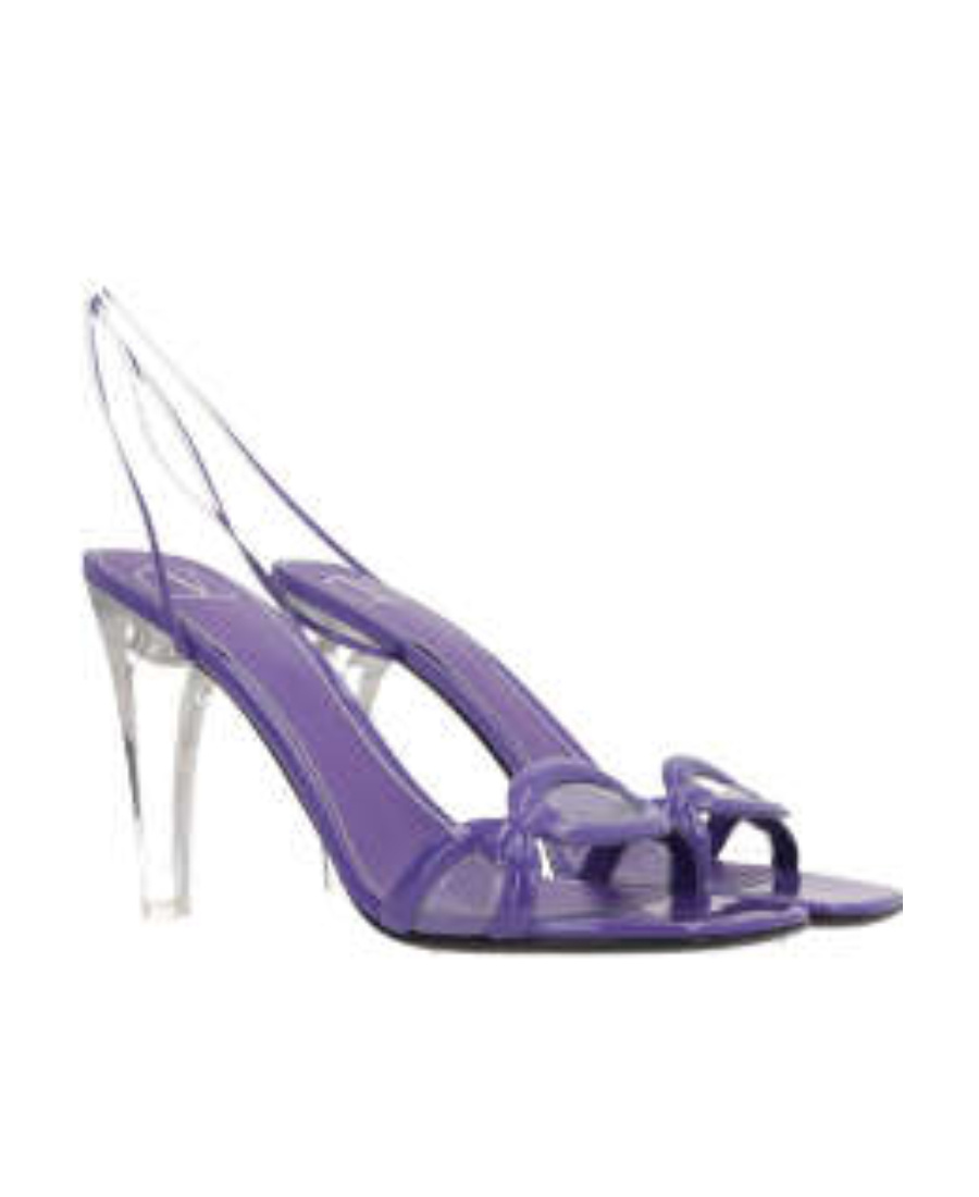 Valentino 1967 Chain Sandals In White