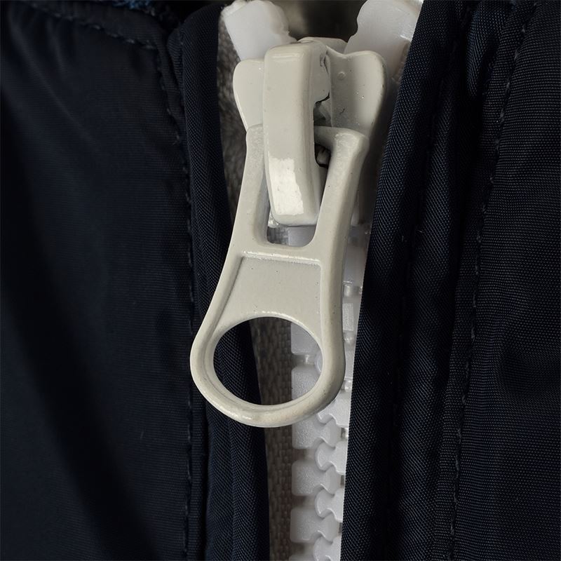 EA7 NAVY BLUE LOGO ZIPPER CASUAL JACKET