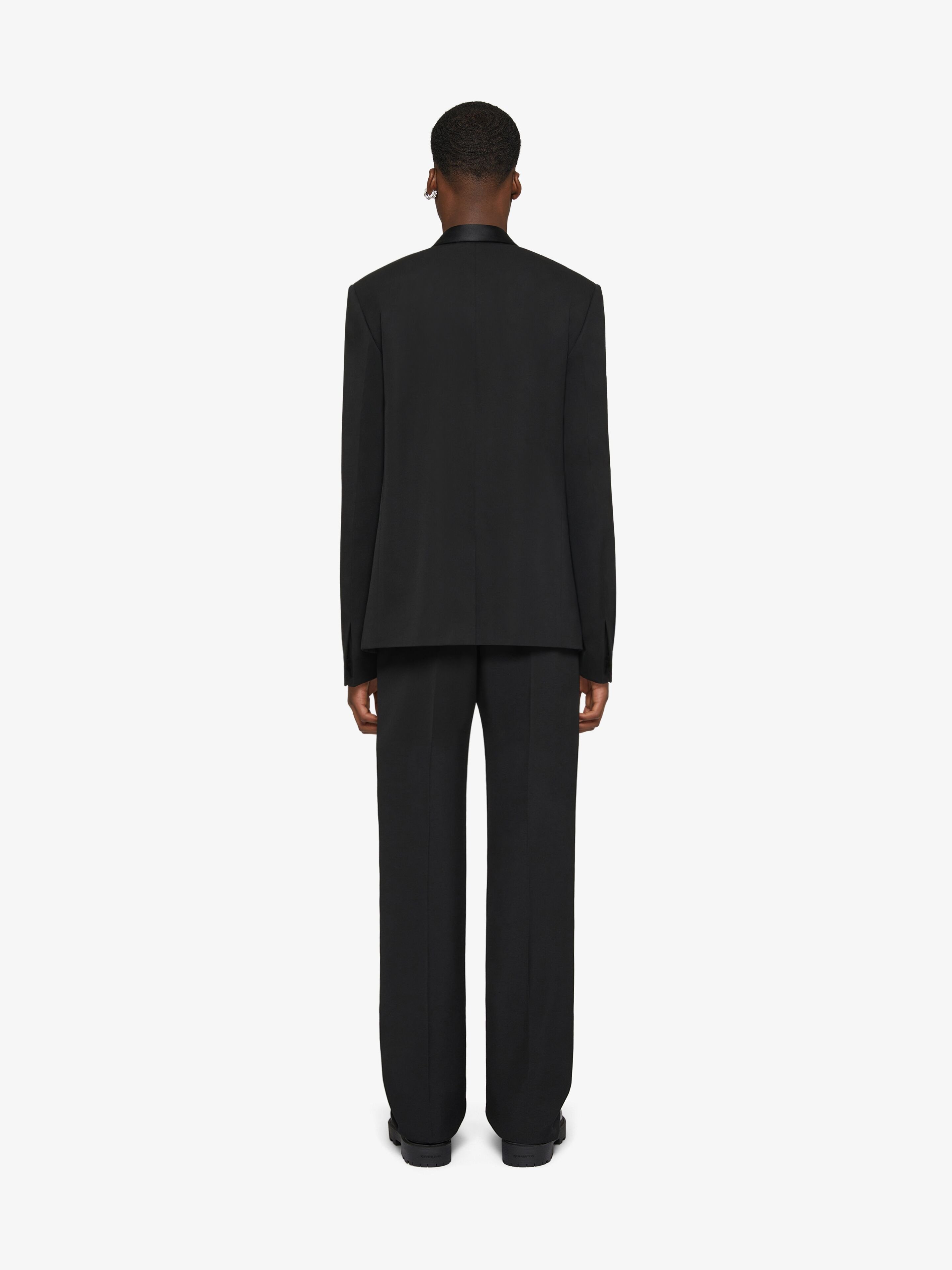 Givenchy Concealed-fastening Tailored Trousers In Black