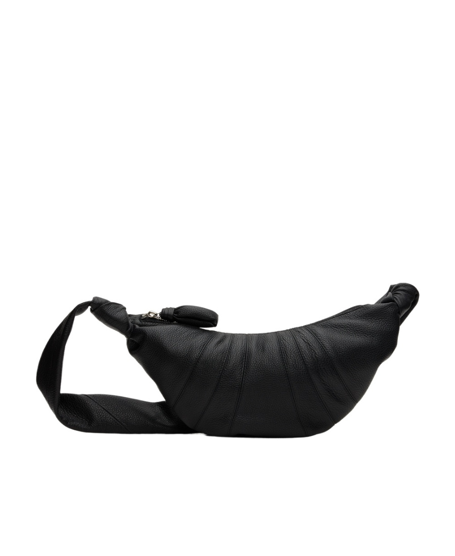 Lemaire Black Medium Croissant Bag In Black