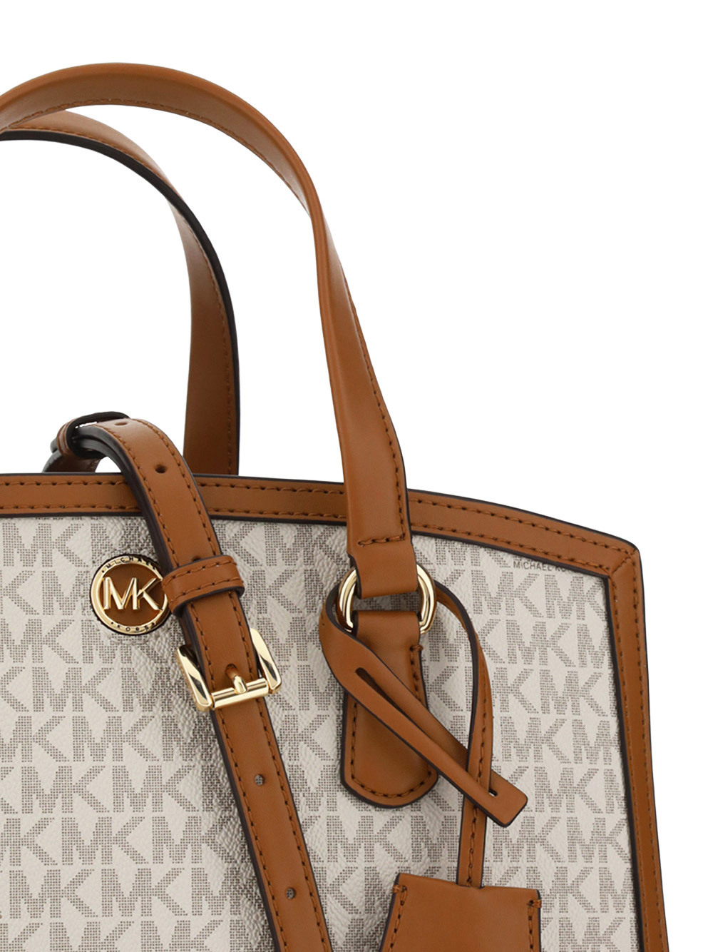 Michael Kors Chantal Hand Bag In Nude
