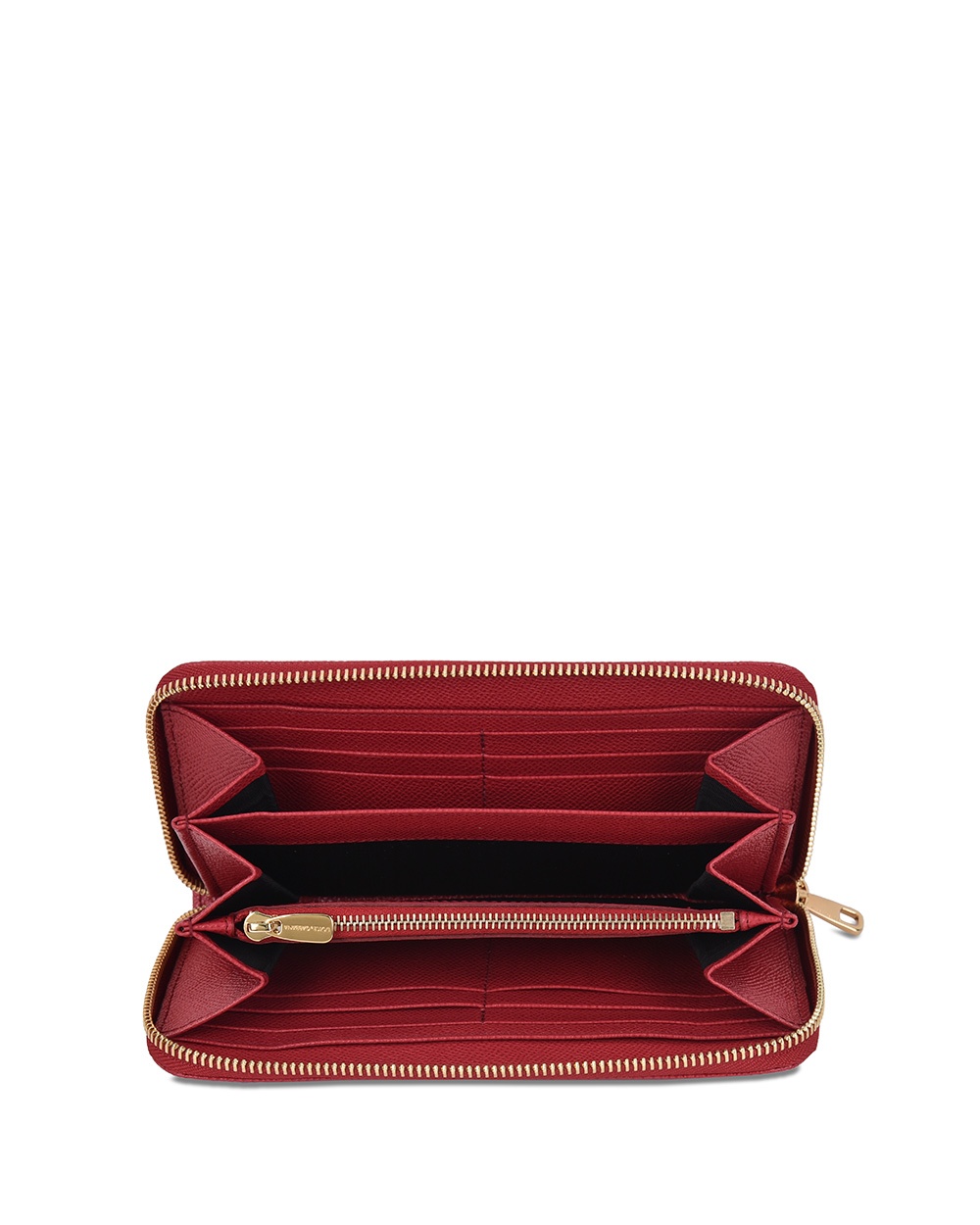 Dolce & Gabbana Logo Details Wallet In Red