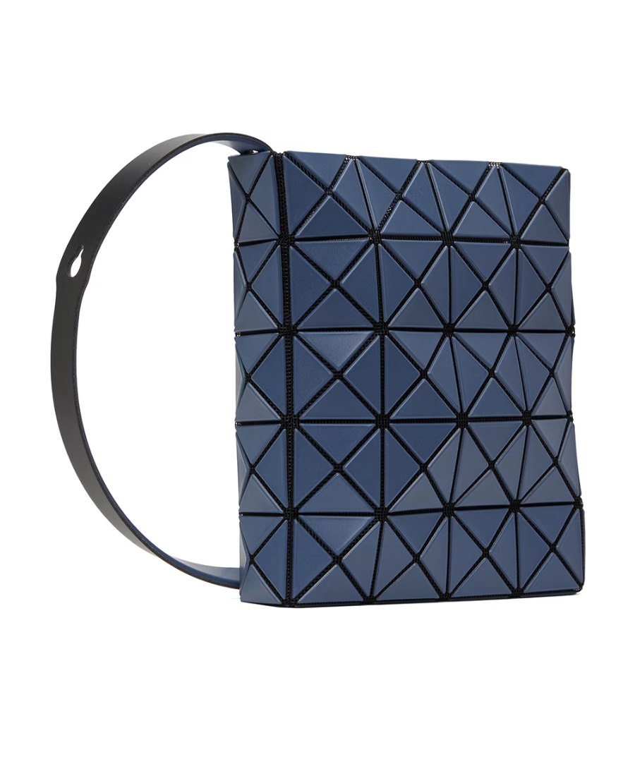 Bao Bao Issey Miyake Triangular Decal Shoulder Bag In Blue