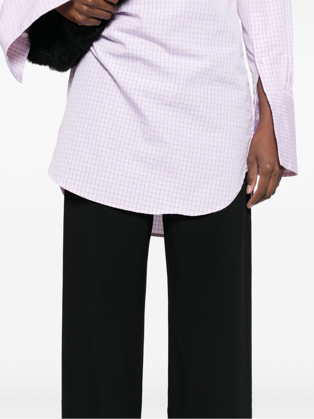 Dries Van Noten Elastic Waist Casual Pants In Black