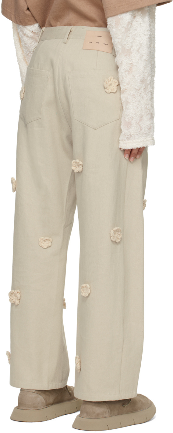 Song For The Mute Straight-leg Casual Pants In Gray
