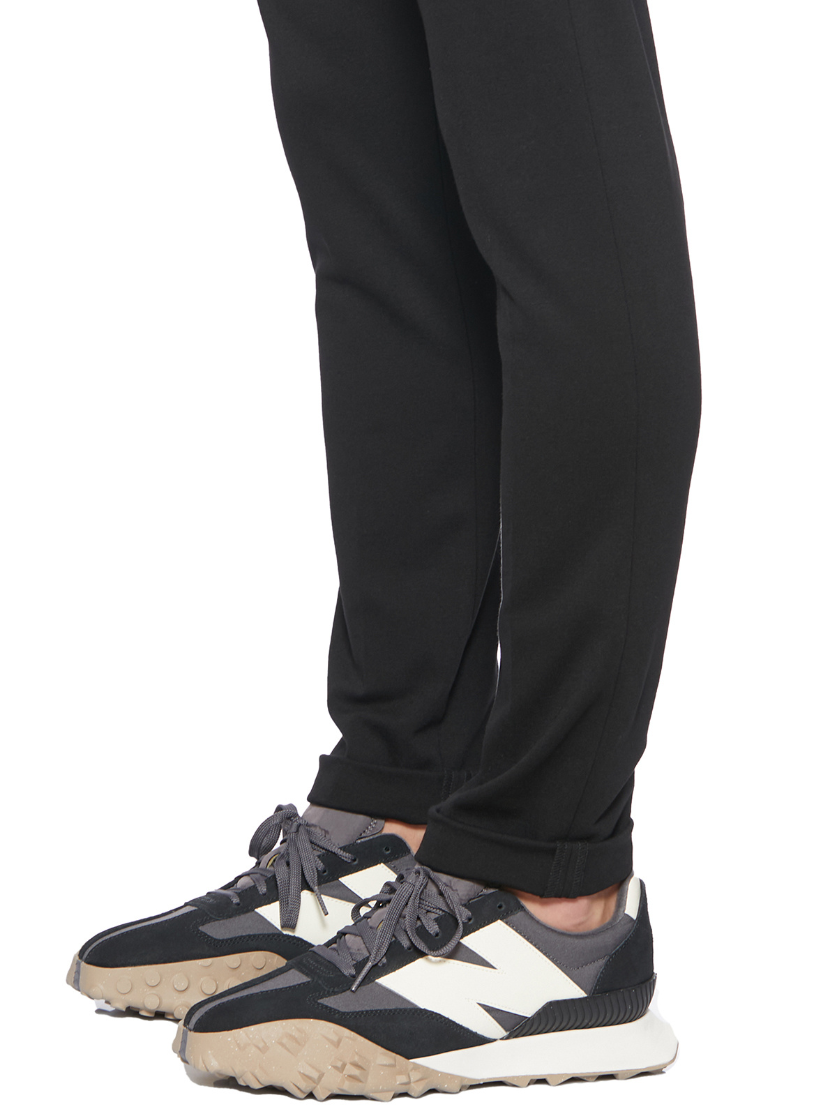 Dondup Belt-lined Casual Pants In Black