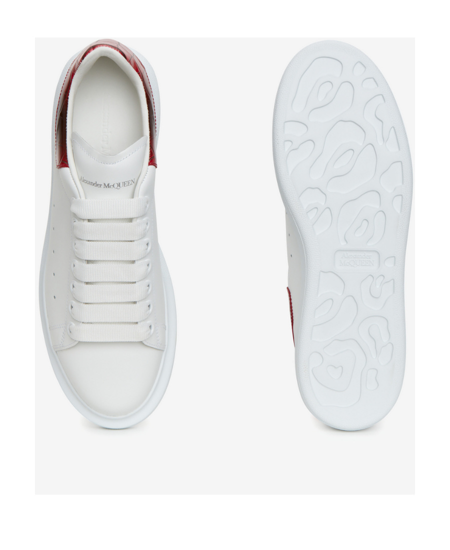 Alexander Mcqueen Oversized Lace-up Sneakers In White