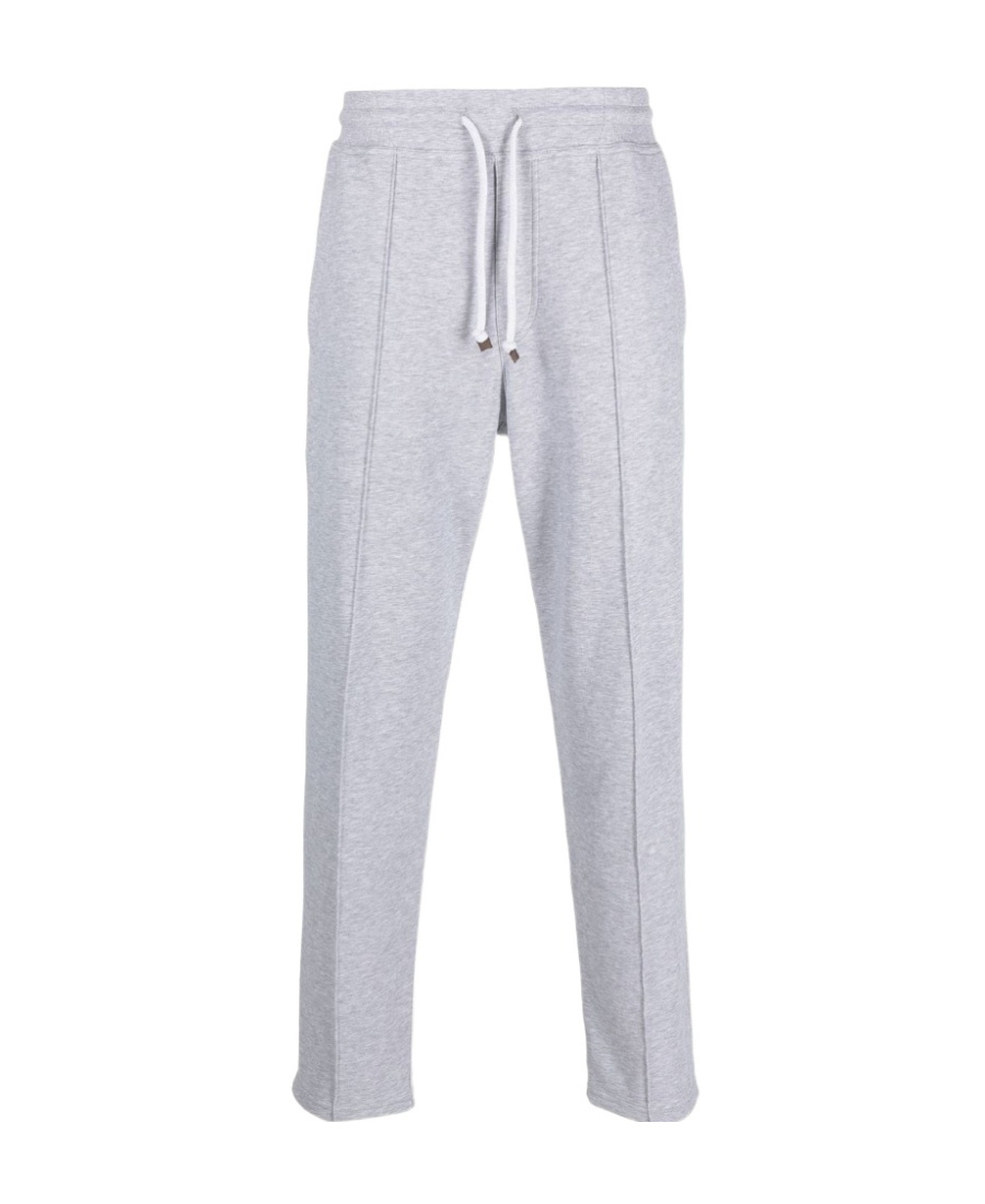 Brunello Cucinelli Tapered Leg Trousers In White