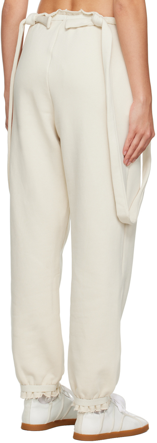Baserange Off-white Route Lounge Pants In White