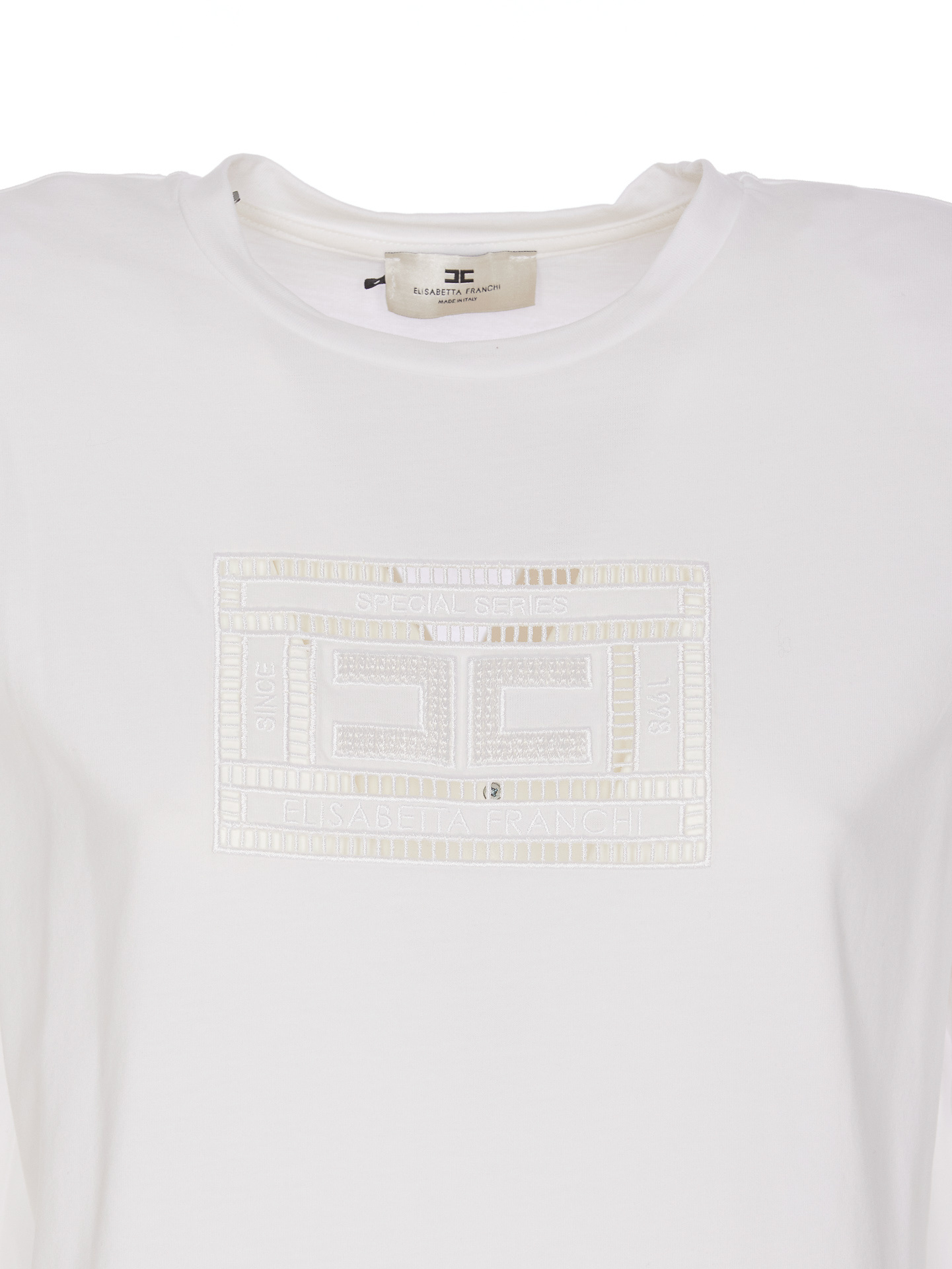 Elisabetta Franchi T-shirt In White