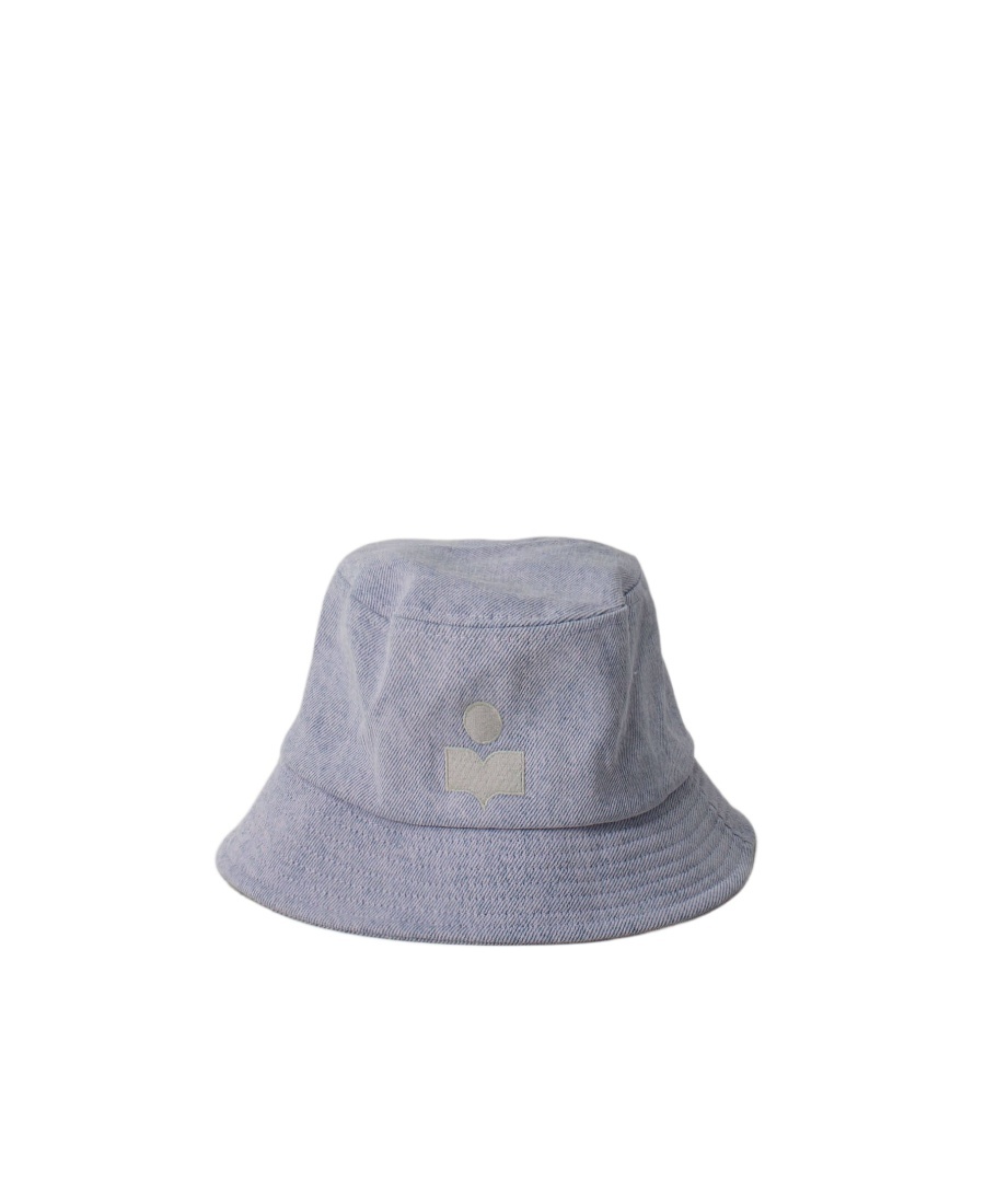Isabel Marant Logo Fisherman's Hat In Gray