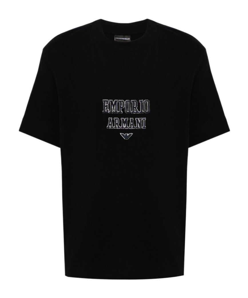 Emporio Armani Short-sleeved T-shirt In Black