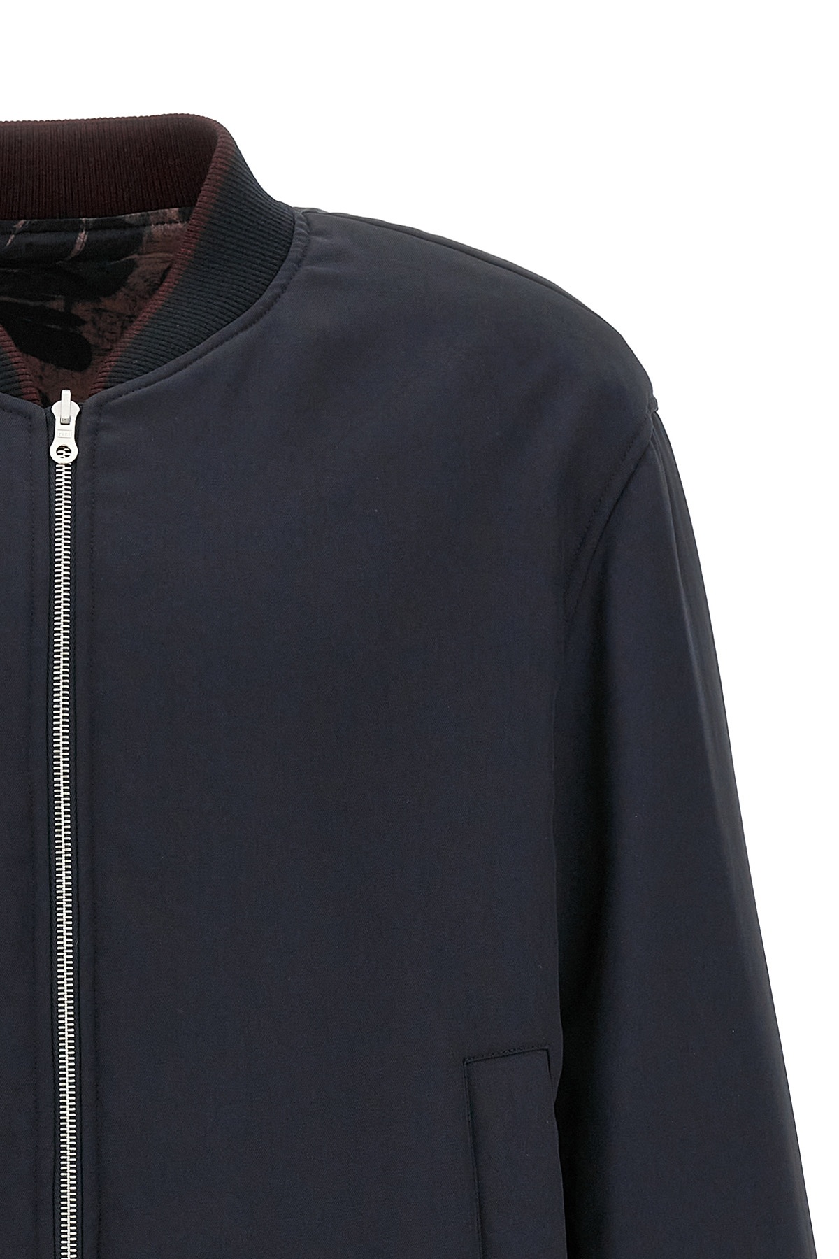 Dries Van Noten Volker Reversible Black Cotton Blend Jacket In Black