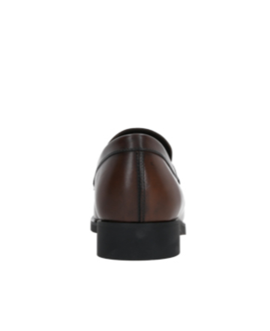 Tod's Penny-slot Leather Loafers In Black