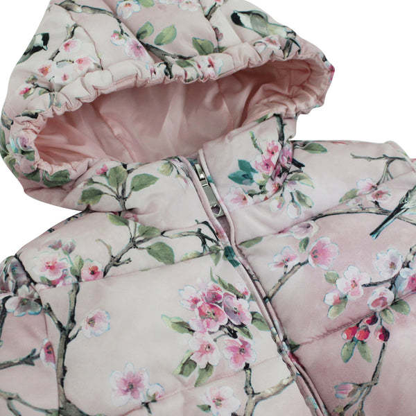 Monnalisa Printed Jacket In Gray