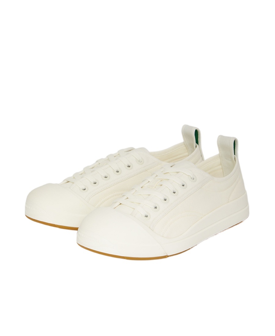 Bottega Veneta Canvas Vulcan Sneakers In White