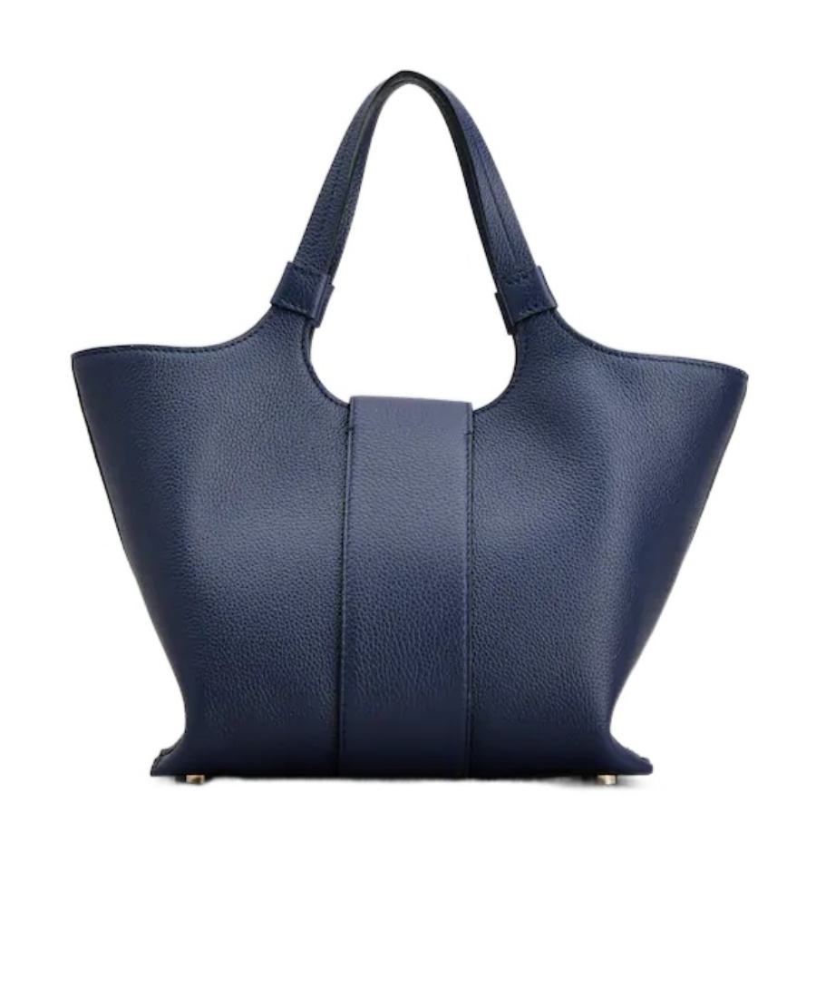 Roger Vivier Viv' Choc Shoulder Bag In Blue