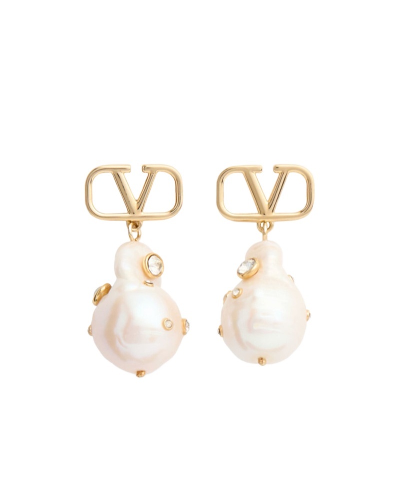 Valentino Garavani Logo Earrings
