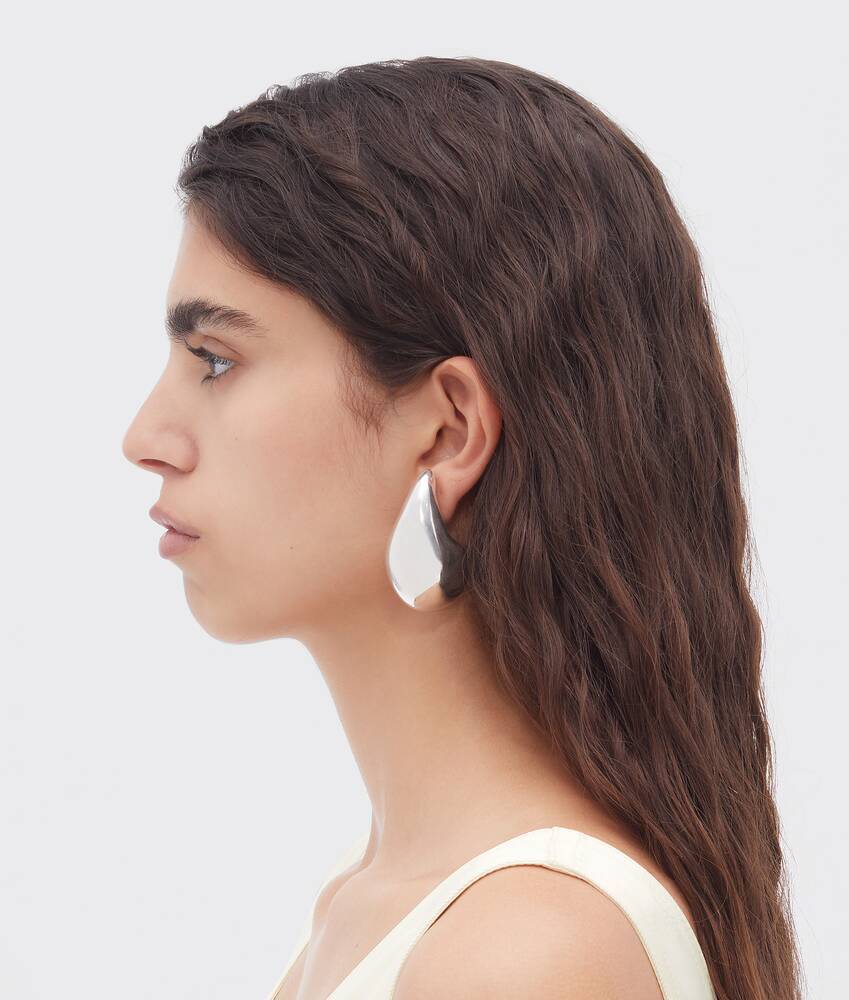 Bottega Veneta Women Drop Earrings In White