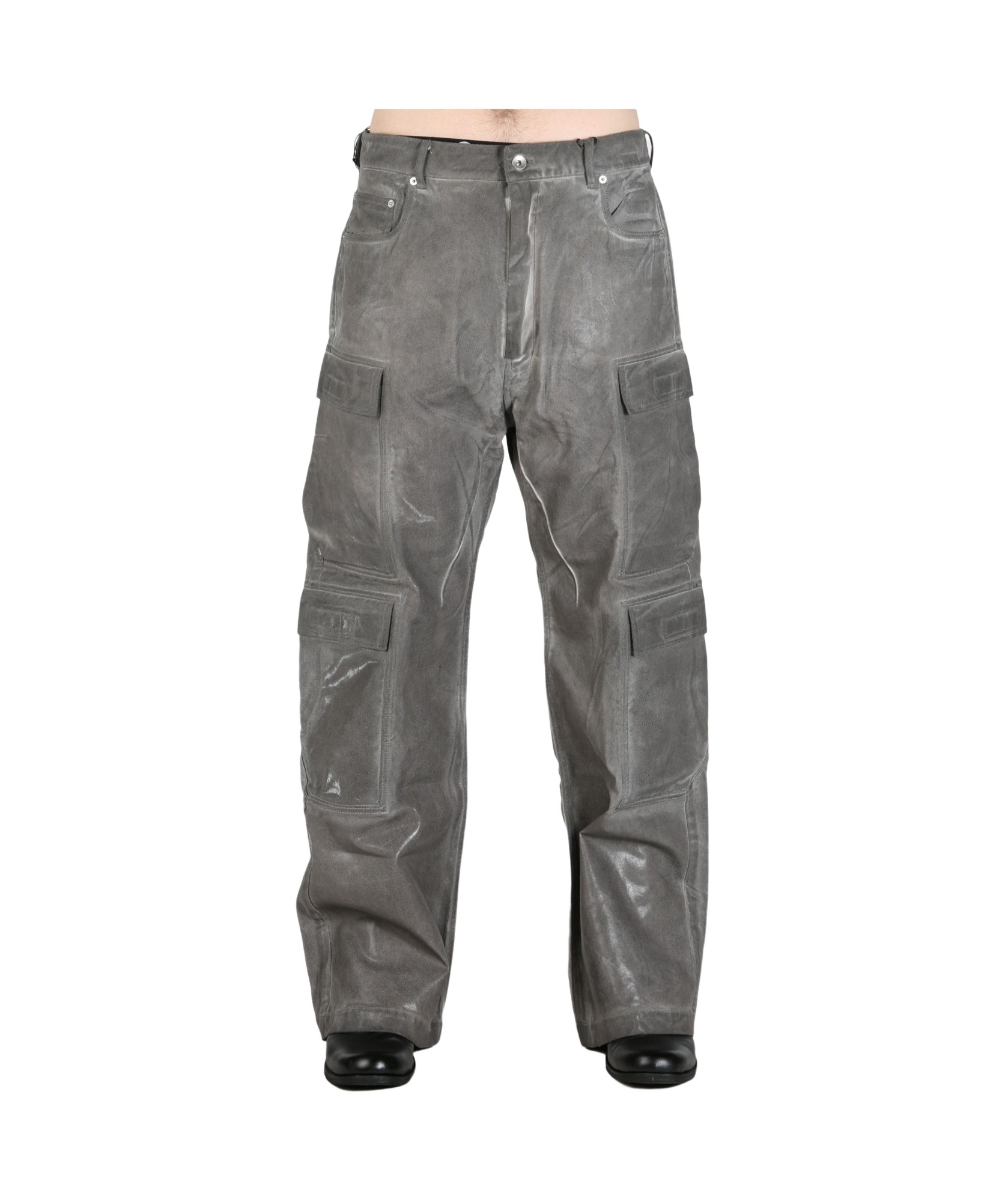 Rick Owens Drkshdw Work Jeans In Gray