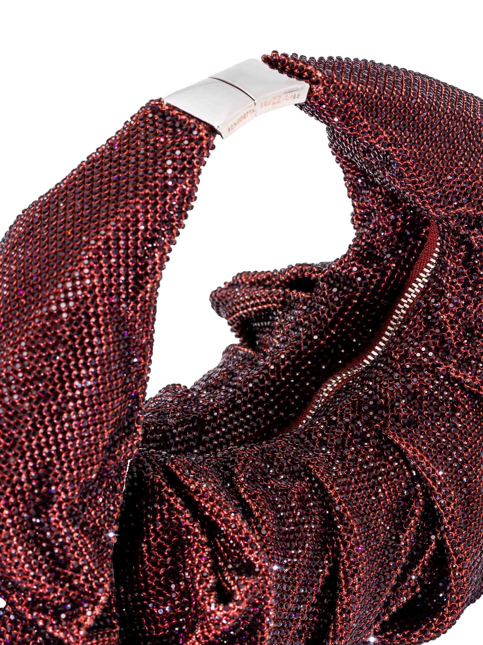 Benedetta Bruzziches Yennefer Shoulder Bag In Burgundy