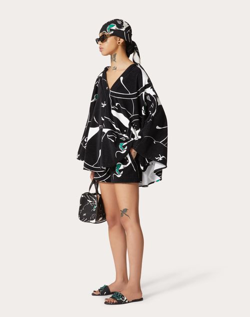 Valentino Panther-print Shorts