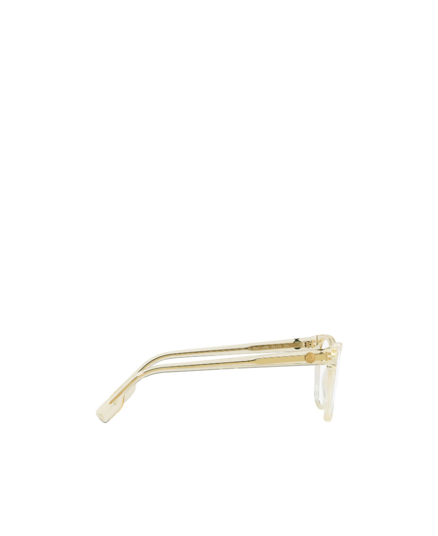 Burberry Flat Mirror With Square Frame Of Logo In White