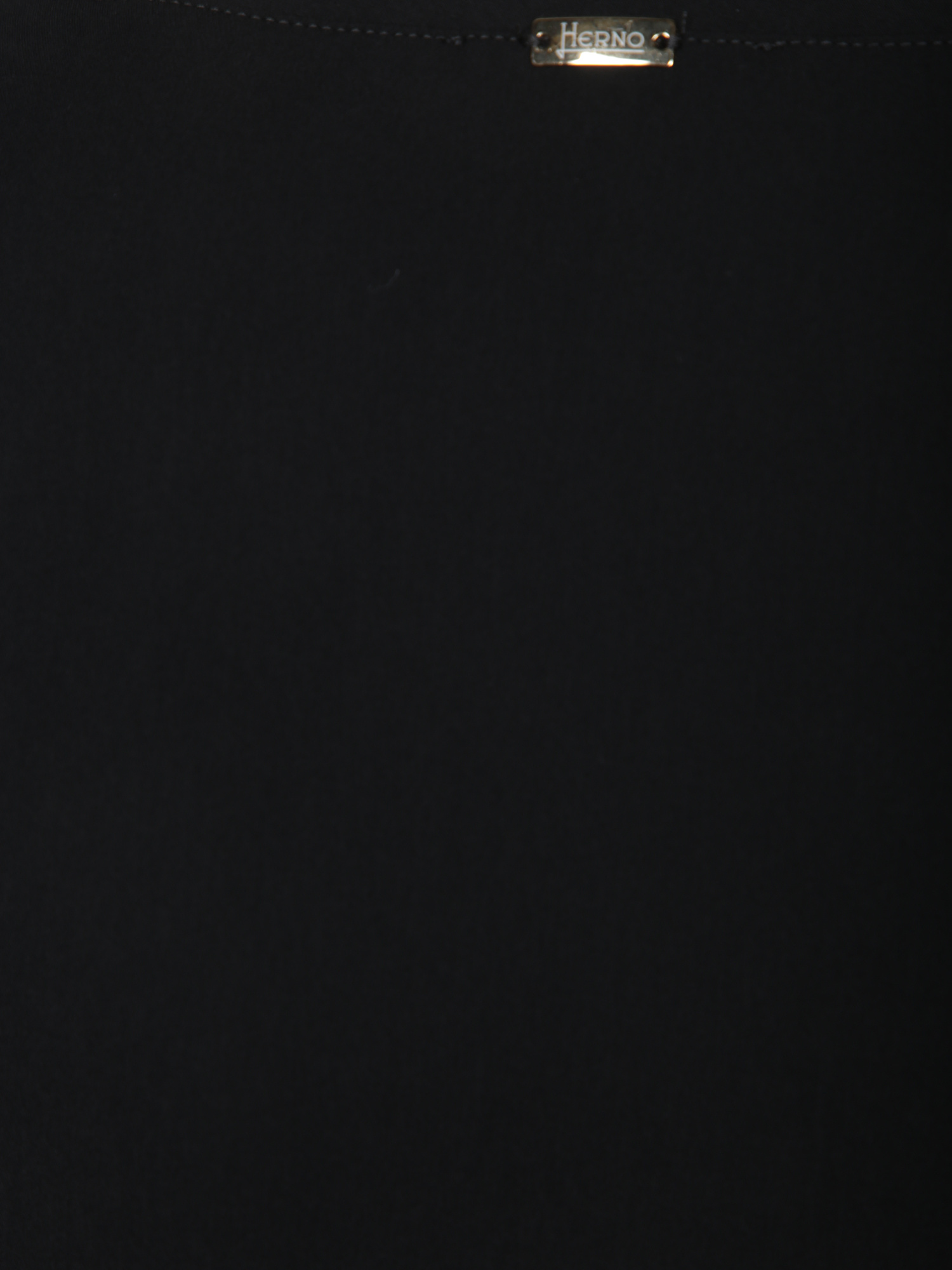 Herno Drawstring-hem Sweatshirt In Black