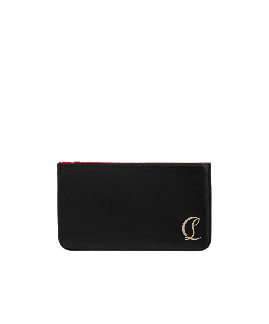 Christian Louboutin Loubi54 Card Holder In Gold