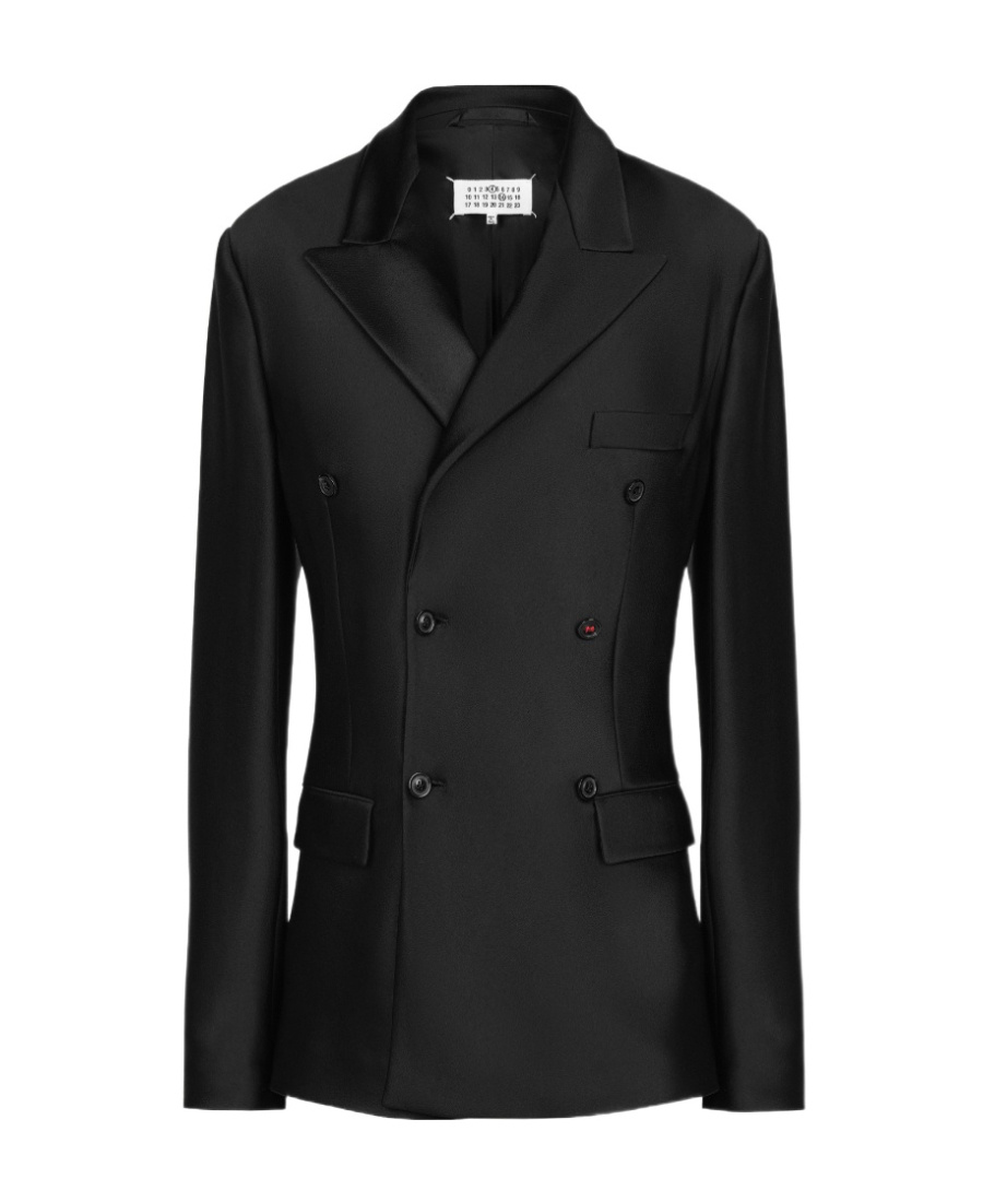 Maison Margiela Double-breasted Two-piece Suit In Black