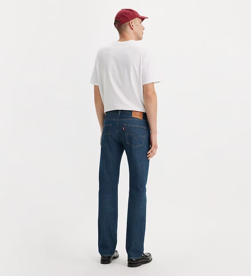 Levi's 511 Logo-patch Straight-leg Jeans In Blue