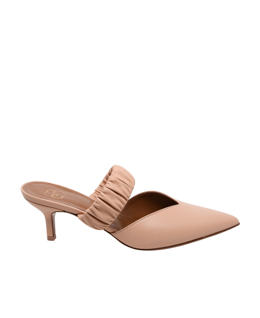 Malone Souliers Pointed Logo Muller Shoes In Pink