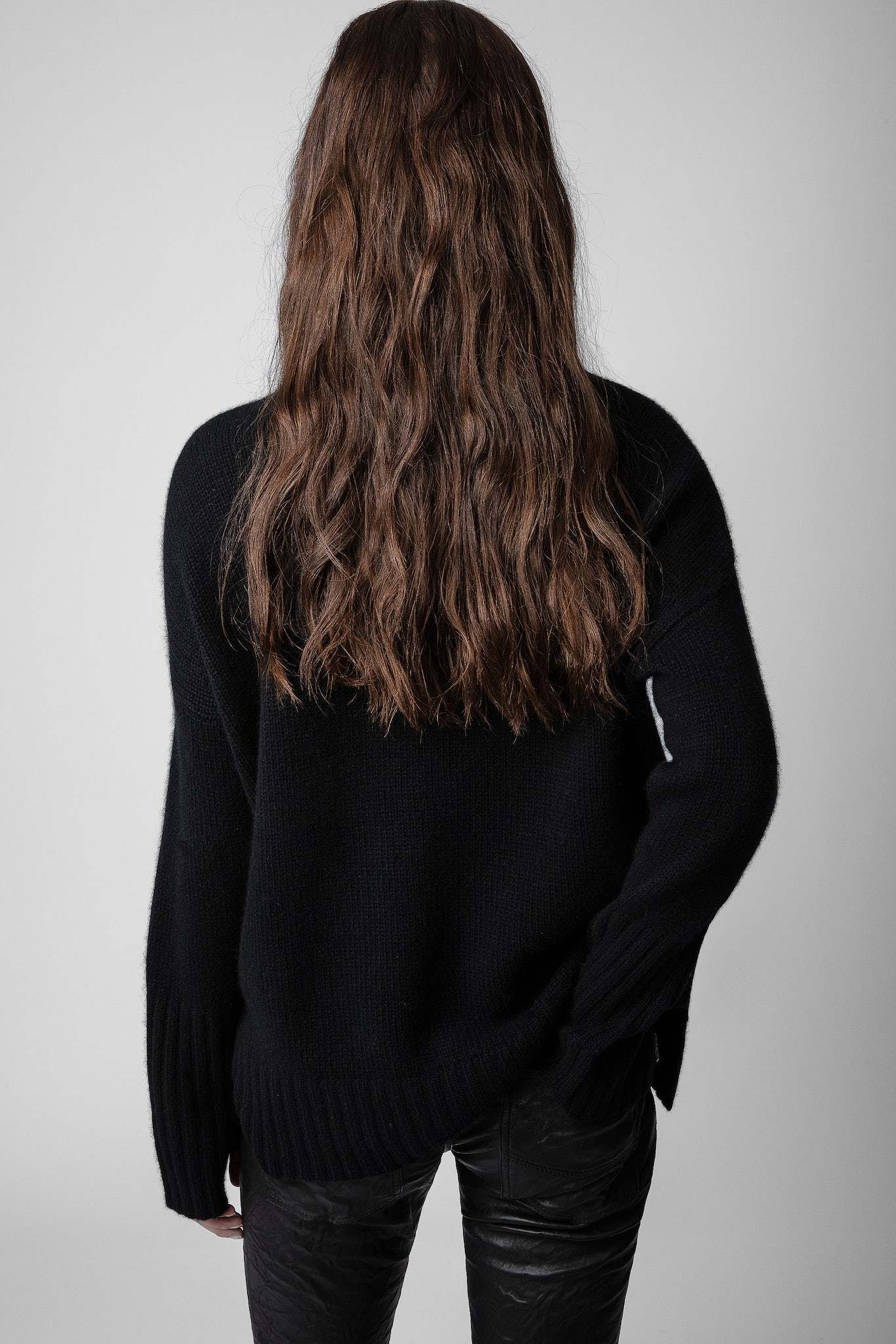 Zadig & Voltaire Turtleneck Long-sleeved Sweater In Black