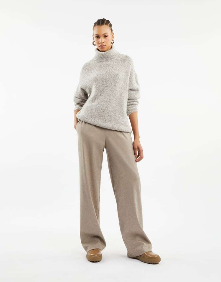 Fay Drawstring Casual Pants In Nude