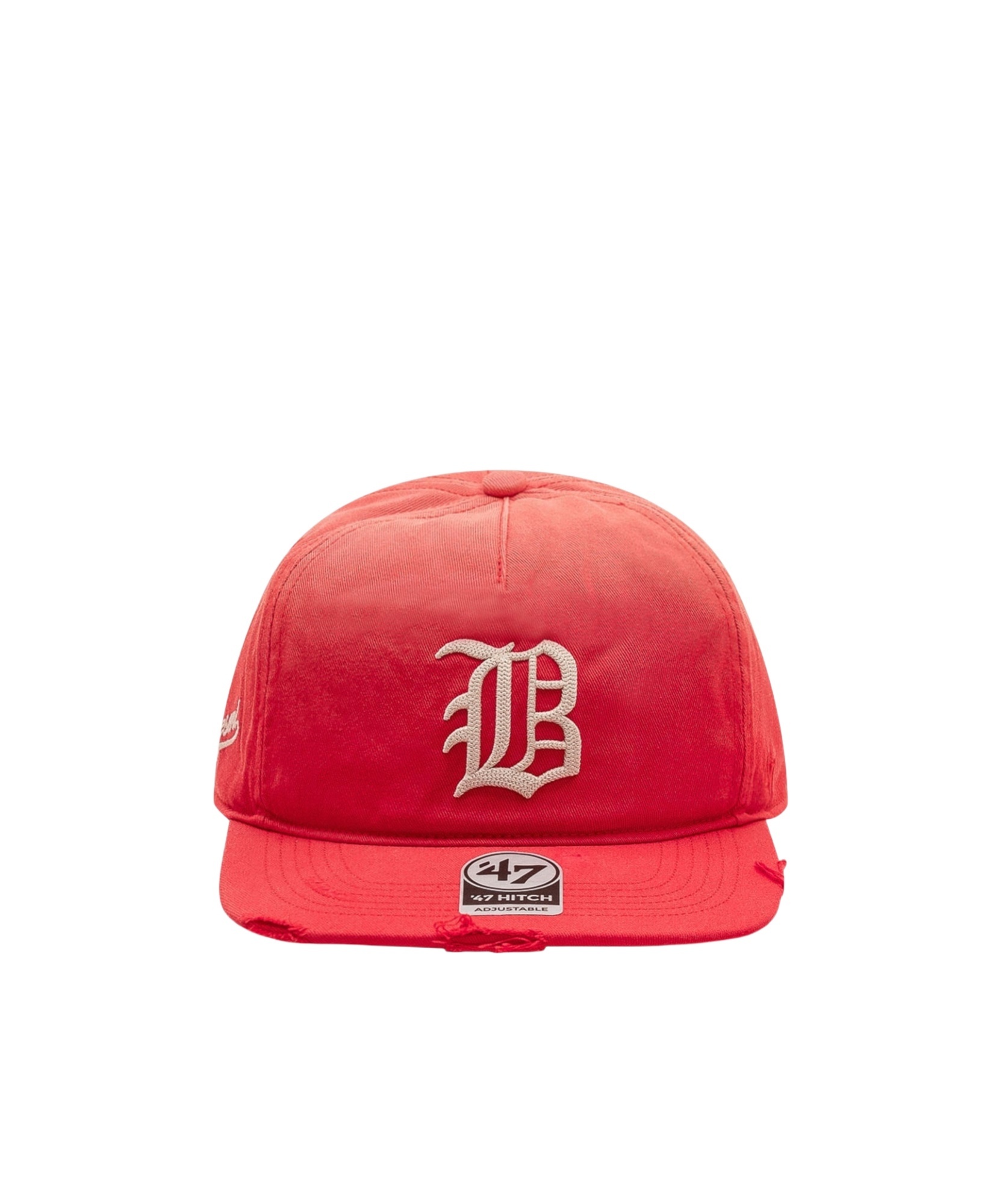 Represent Mlb Brooklyn Logo Baseball Cap In Red