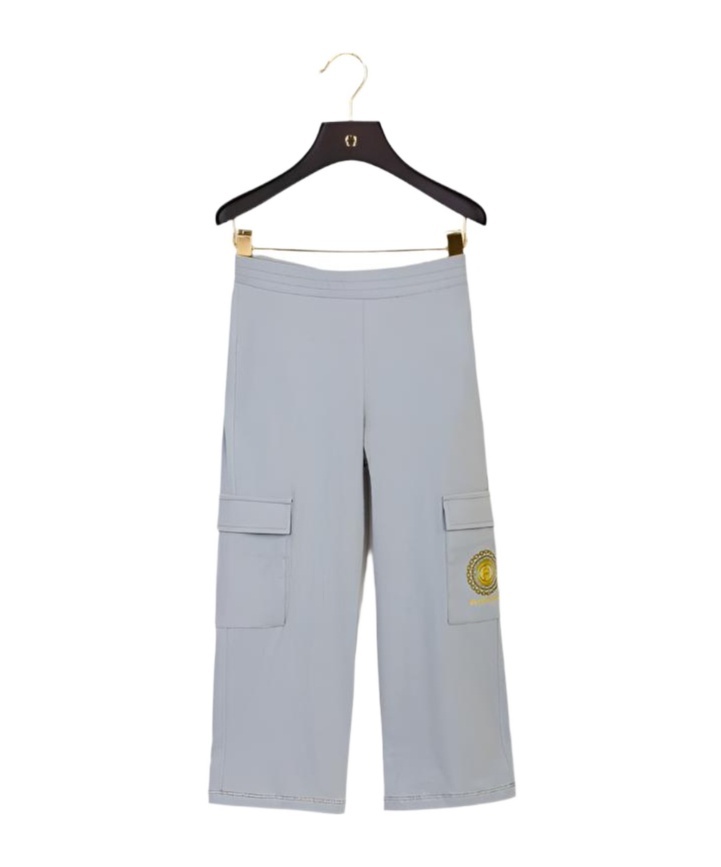 Shop Aigner Logo-print Cargo Sweatpants In Gray