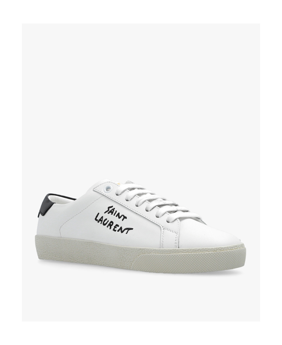Saint Laurent Our Legacy Leather Jacket In White